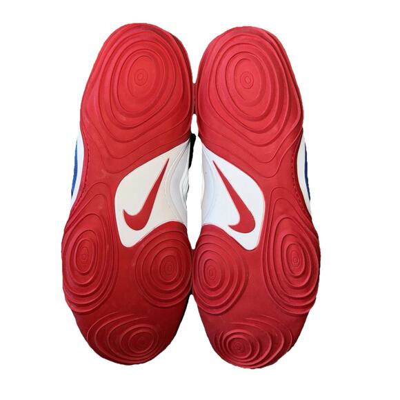Nike Hypersweep Wrestling Shoes Varsity Blue Red SAMPLE 717175-416 Mens Sz 12 - Picture 7 of 7